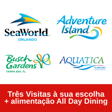 SeaWorld - Florida Parks 3 Day Ticket + 3 All-Day Dining Deals 